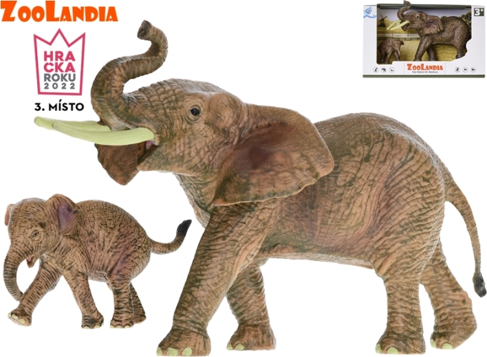Zoolandia zilonis ar mazuli – figūriņas ZOO