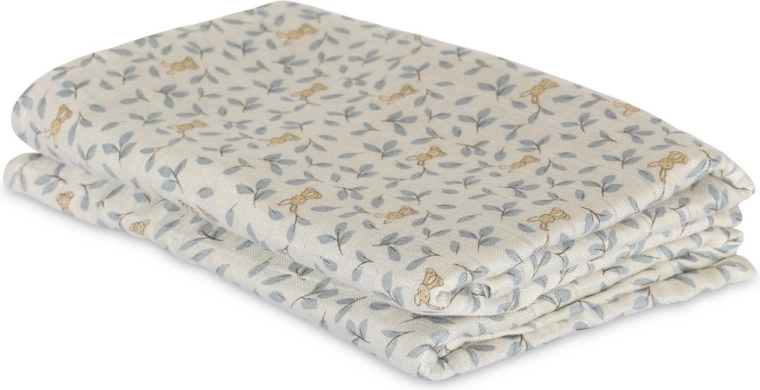 NUUROO Josefine muslin bamboo diapers bunny leaf - 2 pcs