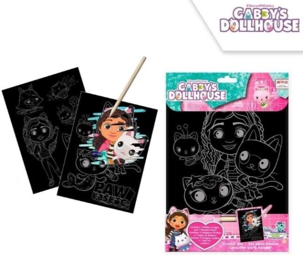 Scratch Art Set Gabby's Dollhouse