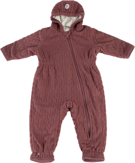 LODGER fleece baby romper Skier Empire Rosewood 0–3 months