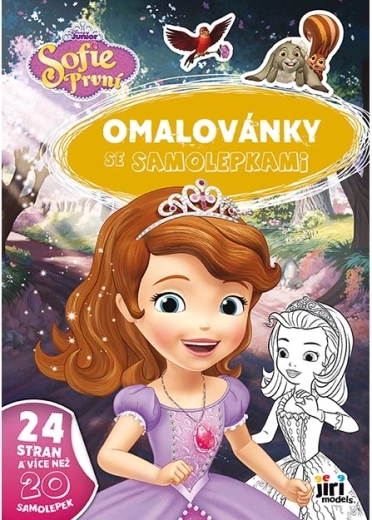 A4 Coloring Book with Stickers – Sofia the First