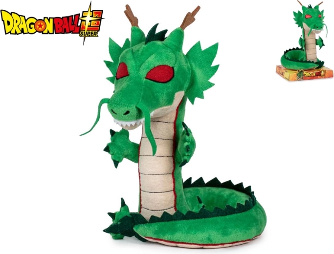 Plīša pūķis Šenrons (Shenron) Dragon Ball Super 29 cm kastītē