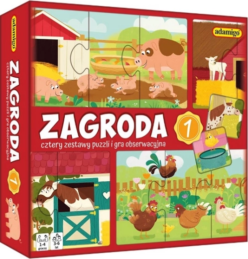 Vērošanas puzle Ferma – komplekts 1