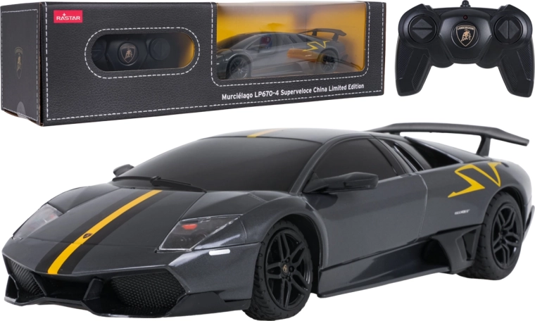 Rastar RC Lamborghini Murciélago LP670-4 Superveloce 1:24 Grey