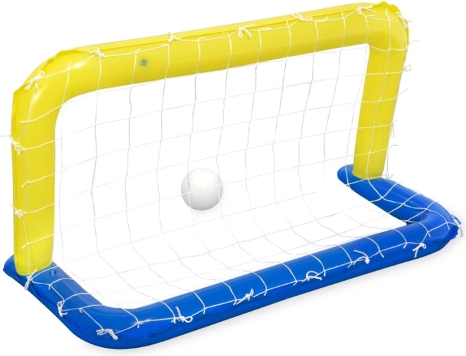 Goal with net and ball