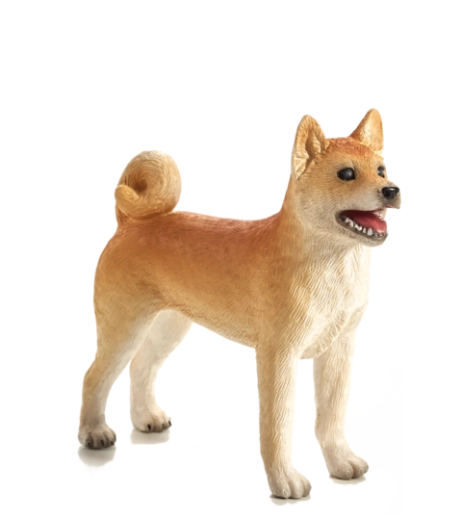 Plastmasas Shiba Inu suņa figūriņa MOJO