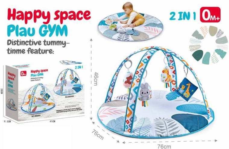 Educational 2-in-1 Baby Play Mat