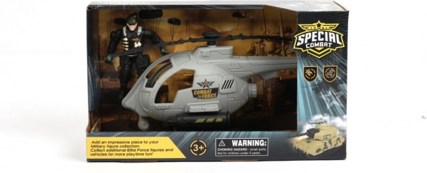 Military Helicopter with Figure and Accessories