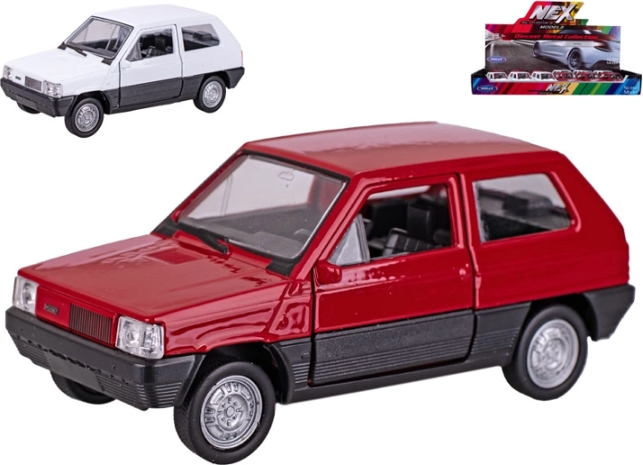 Welly Fiat Panda – metāla automašīnas modelis ar atvelkamo piedziņu