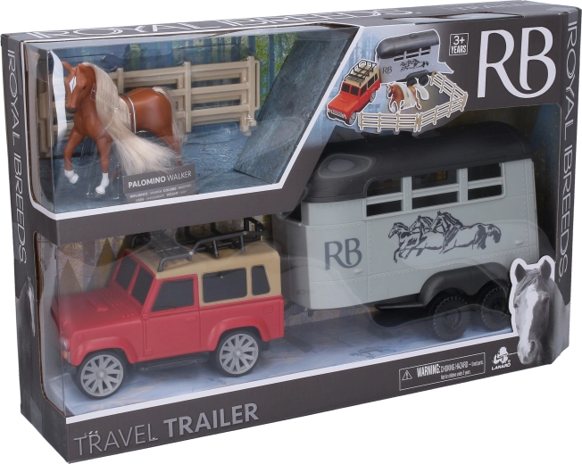 Royal Breeds Horse with Car, Trailer and Paddock