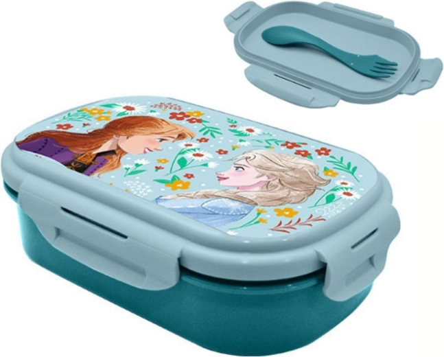 Frozen Lunch Box with 2-in-1 Cutlery Set