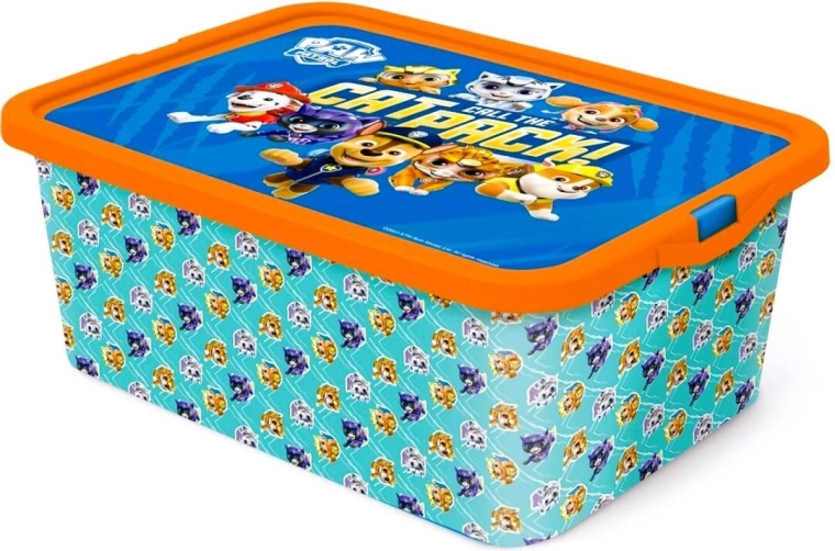 Storage box with clip-on lid Paw Patrol