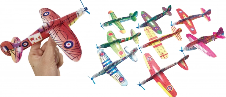 Throwing Airplanes – Set of 2, 17 × 17 × 3.5 cm