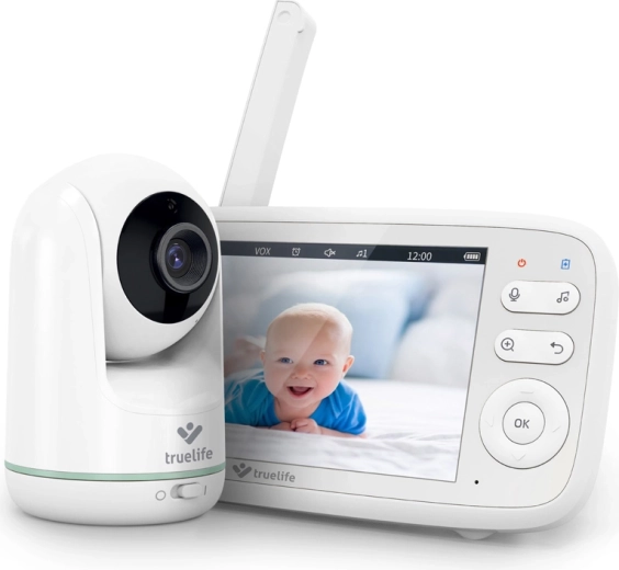 TrueLife 360° videoaukle NannyCam R5 ar 5" displeju un HD kameru