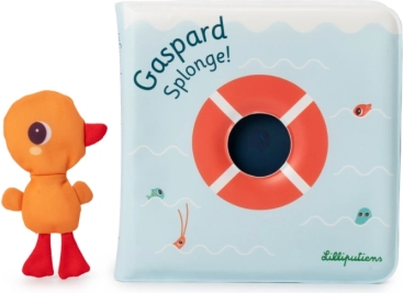 Lilliputiens Magic Bath Book – Gaspard the Duck