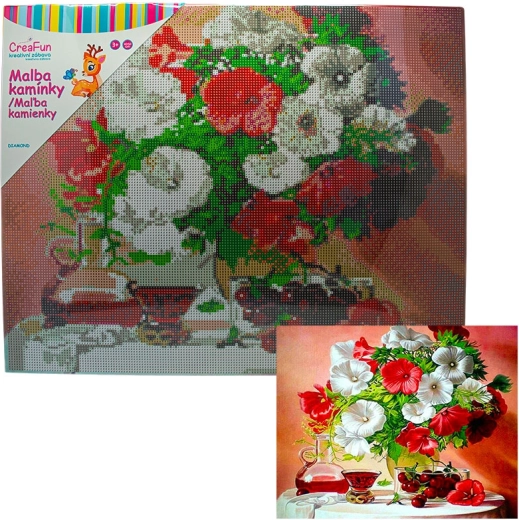 Diamond Painting – Bouquet in a Vase 40 × 50 cm
