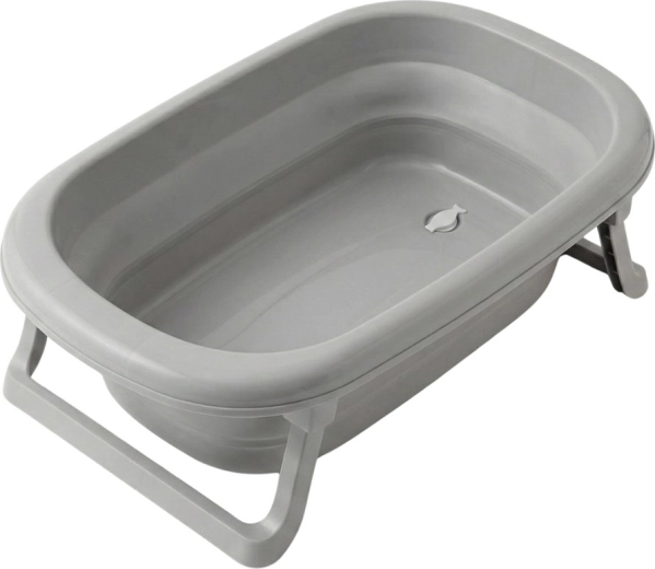 Foldable plastic baby bathtub TEGA BABY – Gray