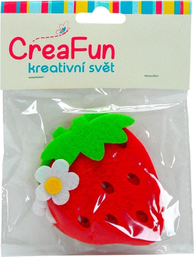 Plastmasas zemeņu komplekts 4 gab. (7,5 × 9 cm) – Sparkys