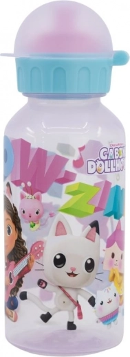 Bērnu plastmasas pudele dzeršanai “Gābinas burvju namiņš” 370 ml