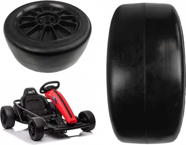 Front wheel for go-kart