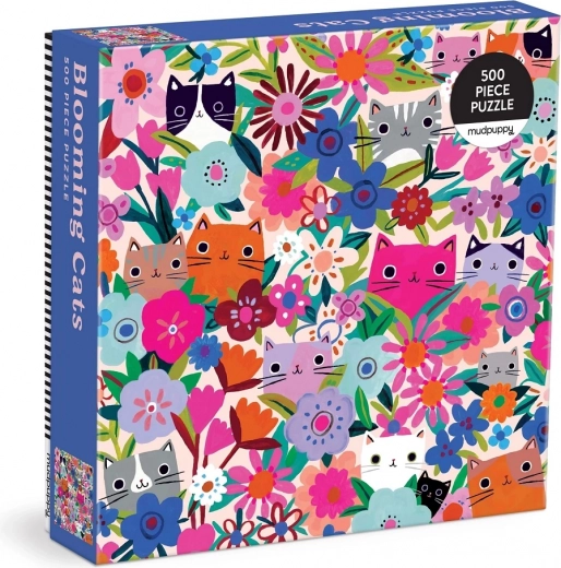 Puzzle Cats in Flowers 500 pieces