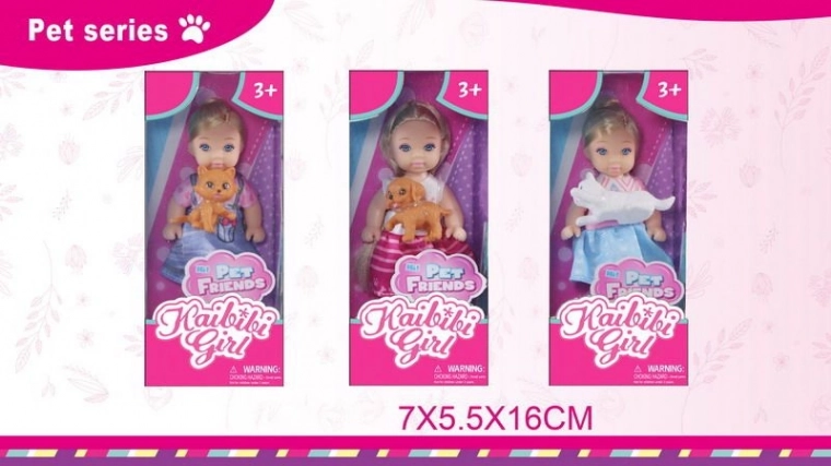 Leļe ar mīlulīti 11,5 cm