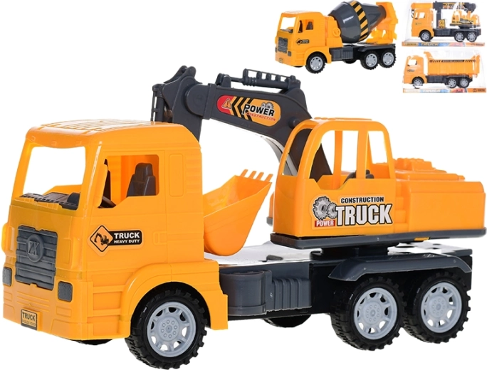 Construction vehicle 25 cm with flywheel