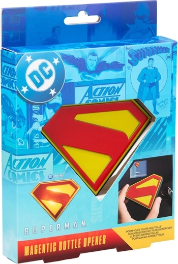 Magnētisks pudeļu attaisāmais SUPERMAN ar logo
