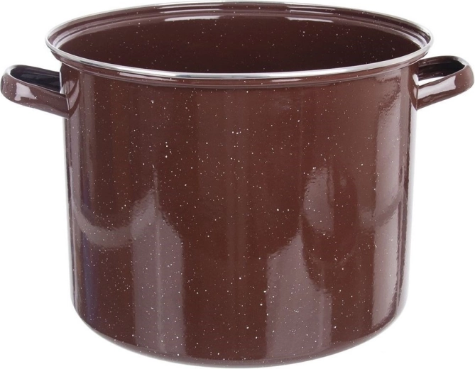 Brūns emaljēts katls 32 cm, 20 l