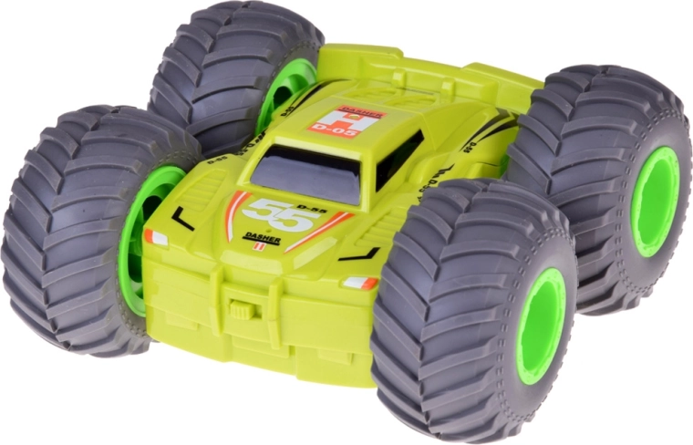 Lieli bezceļa riteņi un izturīgs dizains