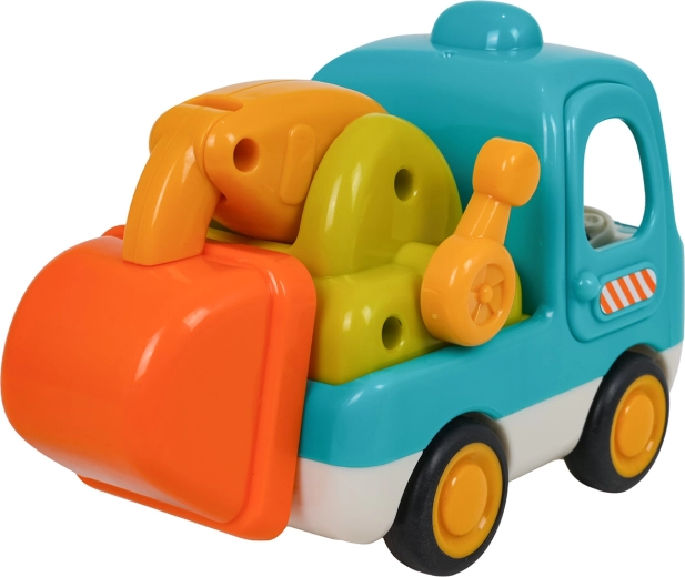 Movable bucket for construction play