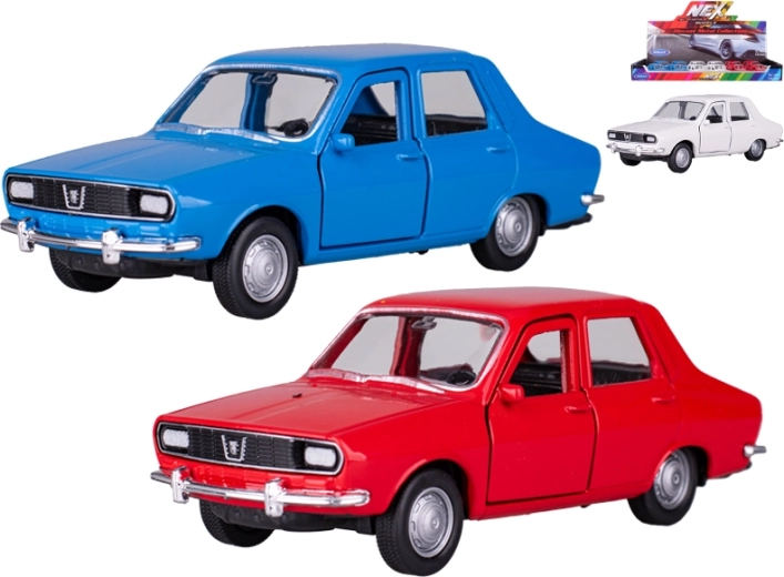 Metāla auto modelis Dacia 1300 1:34 Welly ar uzvilkšanas piedziņu