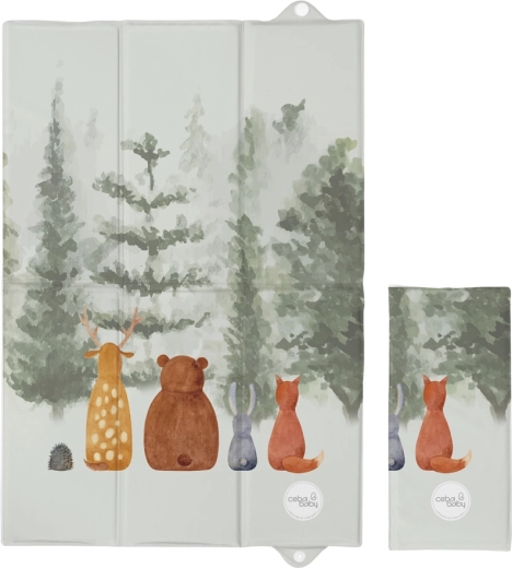 Ceba Baby ceļojumu pārtinamais paliktnis basic forest companions 60 × 40 cm