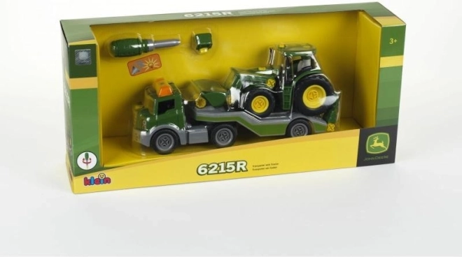 JOHN DEERE traktors salikšanai uz vilkšanas piekabes