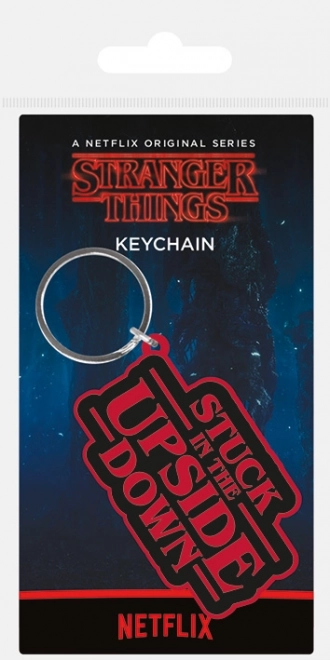 Gumijas atslēgu piekariņš Stranger Things – Stuck in the Upside Down