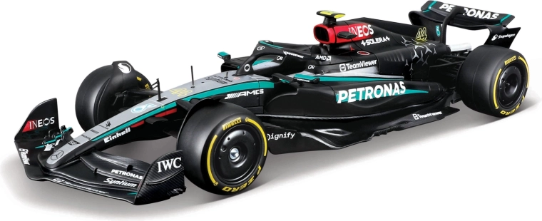 Authentic Mercedes-AMG Petronas W15 (2024) in 1:24 scale