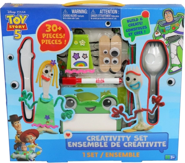 Disney Pixar Toy Story 5 radošais komplekts figūriņu Forky un Karen Beverly izgatavošanai