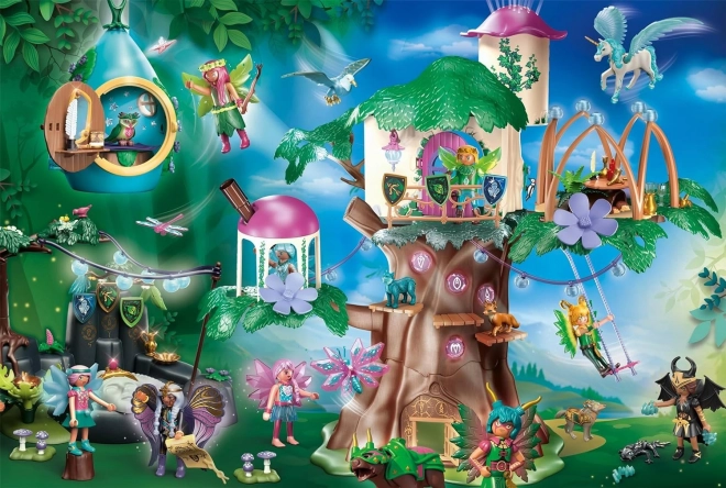 Schmidt puzle Playmobil Ayuma: feju burvju mežs, 100 gabaliņi