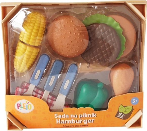 Piknika komplekts – hamburgers Plejo