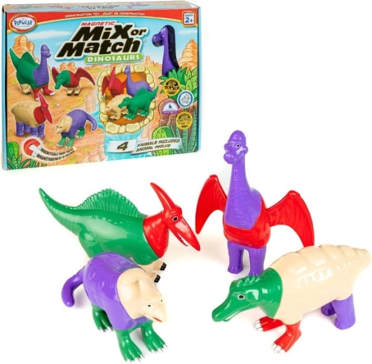 Magnetic Dinosaurs MalBlo – creative building set for kids