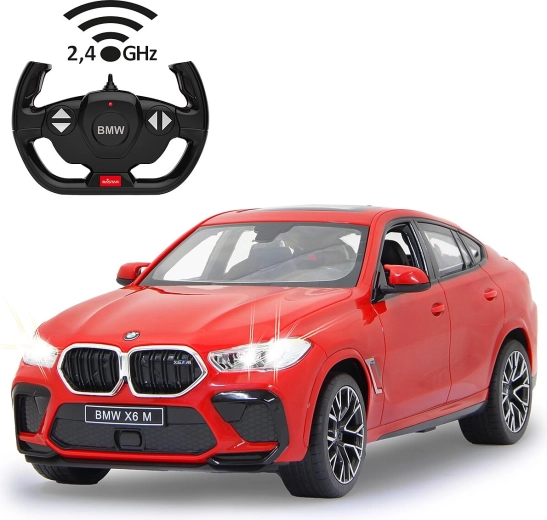 Tālvadības auto JAMARA BMW X6 M, sarkans, 1:14