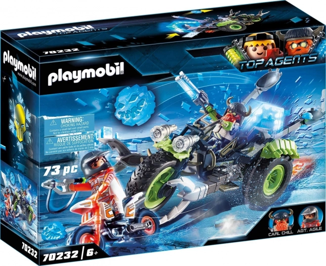 Playmobil Top Agents Arktiskie dumpinieki trīsritenis
