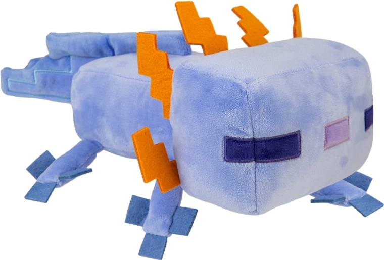 Minecraft plush axolotl blue 28 cm