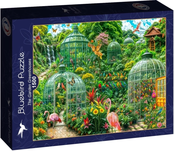 Bluebird puzle dārza siltumnīcas 1500 detaļu