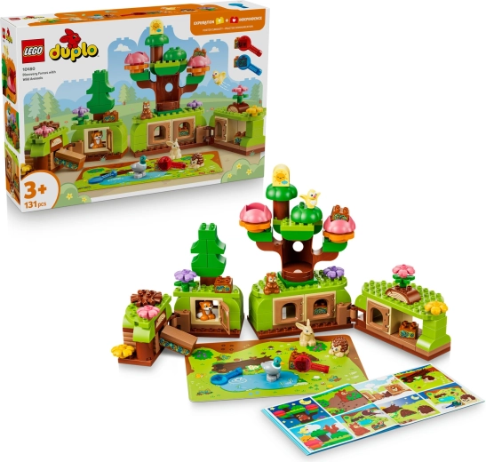 LEGO DUPLO meža atklājēji ar savvaļas dzīvniekiem