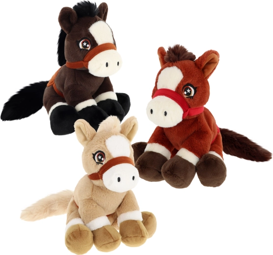 Plīša ponijs ar garu asti 22 cm KEEL TOYS