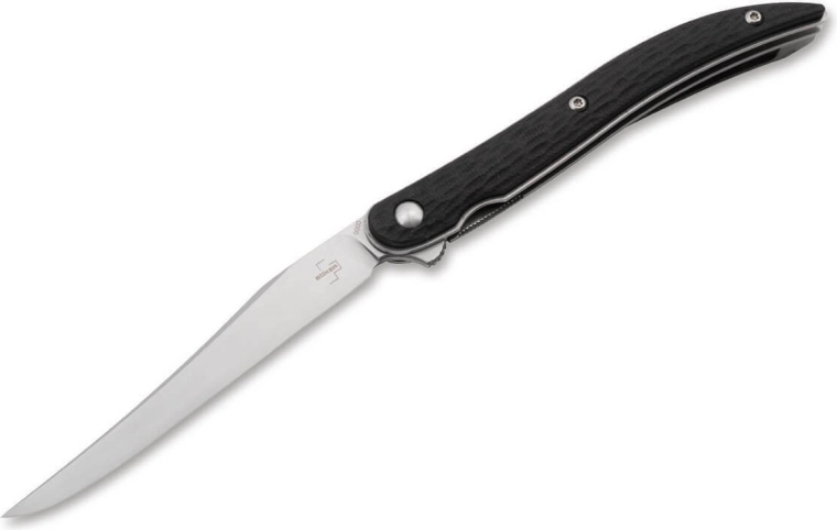 Kabatas nazis BÖKER Plus Urban Texas Toothpick, 8,4 cm, G10, melns, ar klipsi