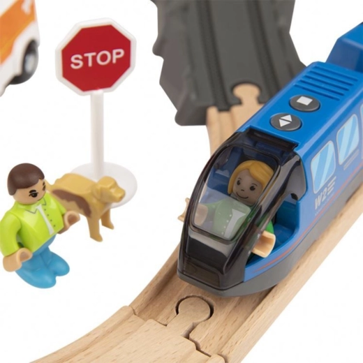 Electric train with sound effects