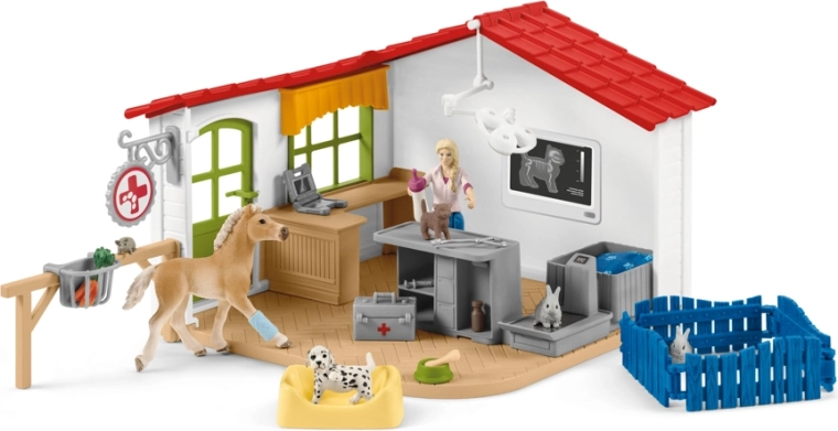 Schleich veterinārā klīnika mājdzīvniekiem