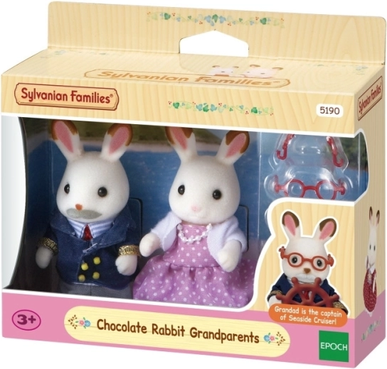 Sylvanian Families trušu vecvecāki ar šokolādes krāsas ausīm